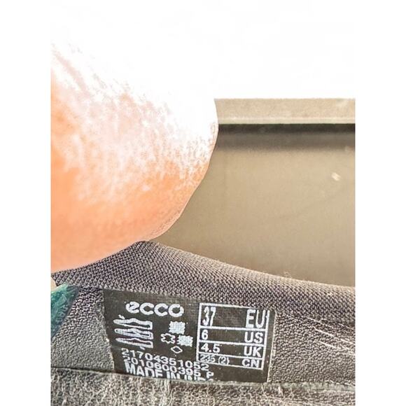 Ecco Felicia Stretch Loafers Shoes Womens Size 6-6.5 US 37 EU Black Comfort - Picture 7 of 9